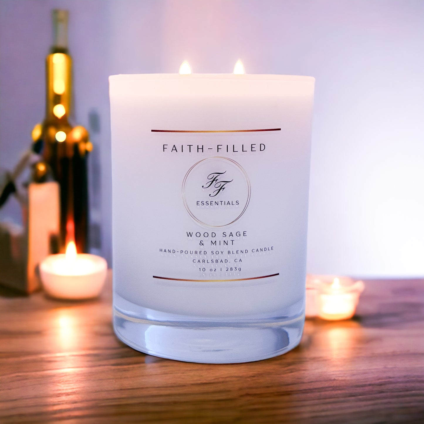 Wood Sage & Mint 10oz Candle