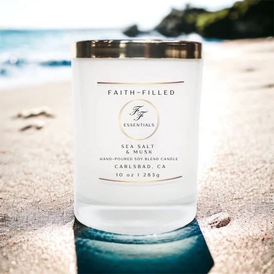 Sea Salt & Musk 10oz Candle