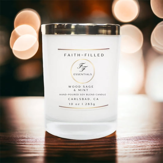 Wood Sage & Mint 10oz Candle