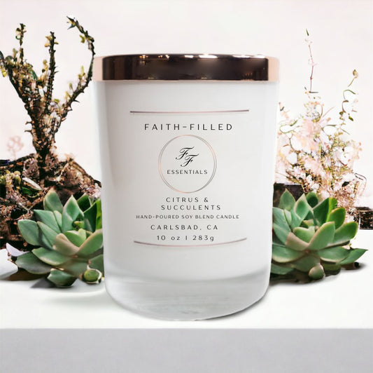 Citrus & Succulents 10oz Candle